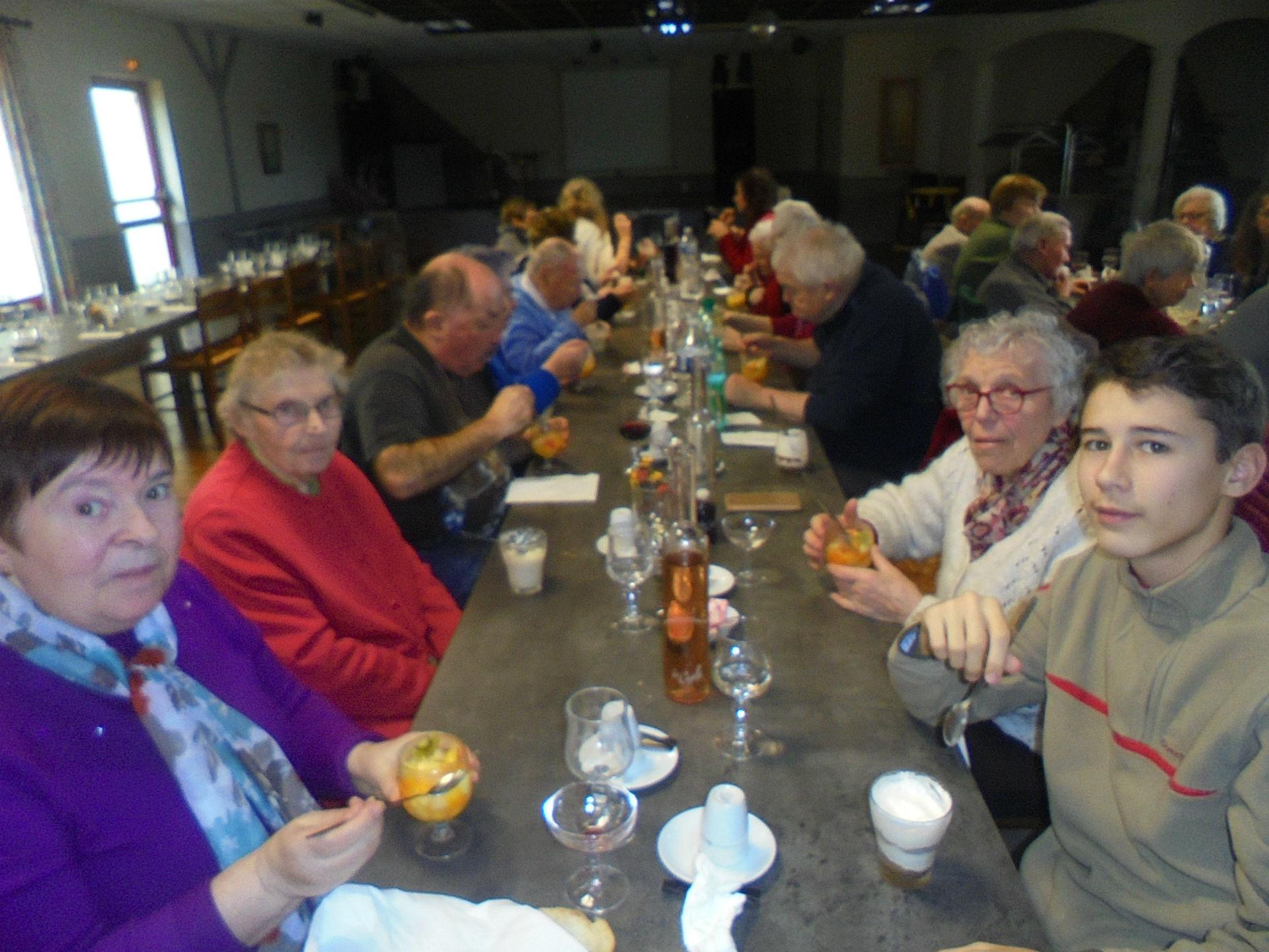 Restaurant à Guénin - le 9 janvier