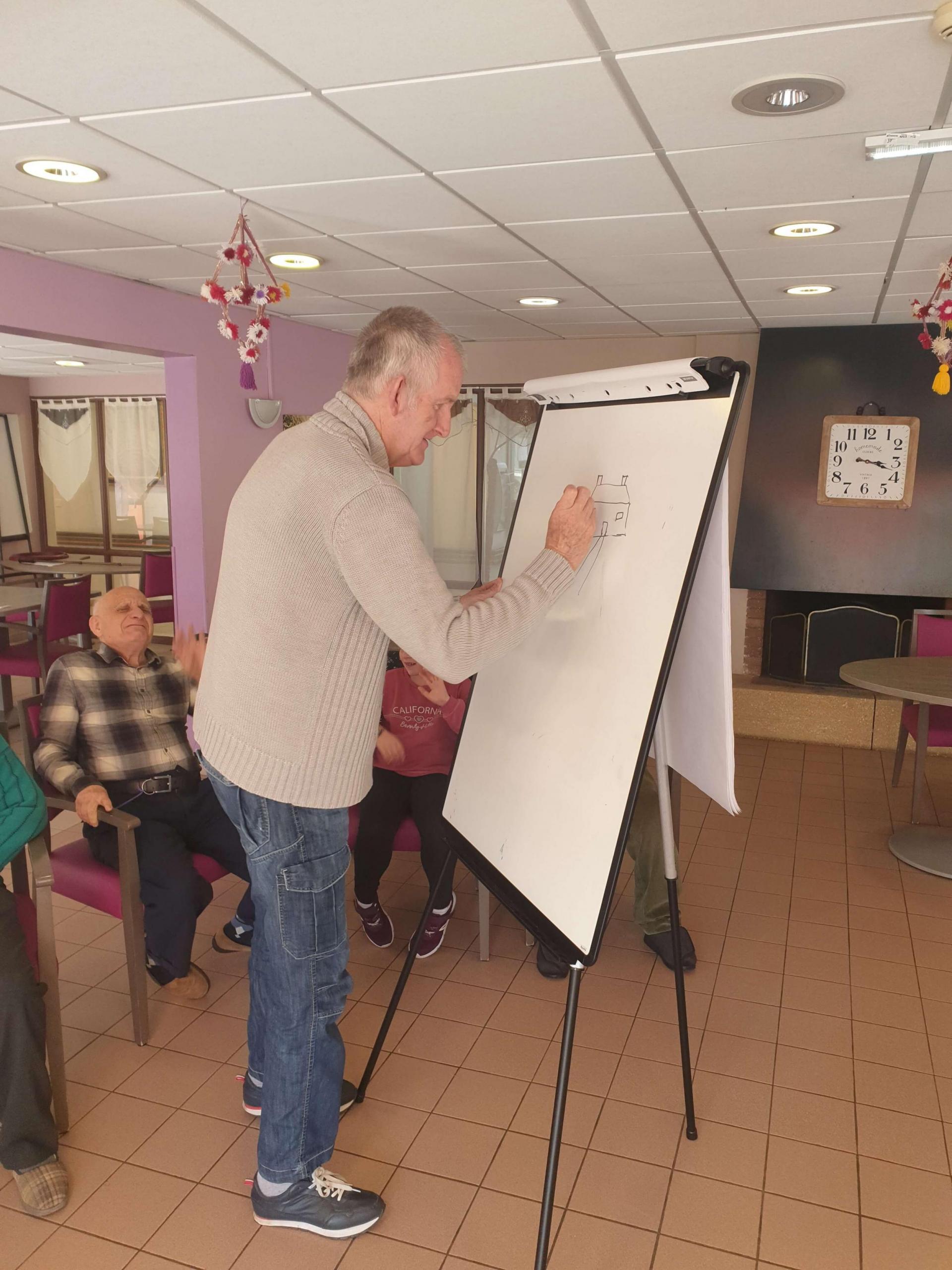 Visite des enfants de l