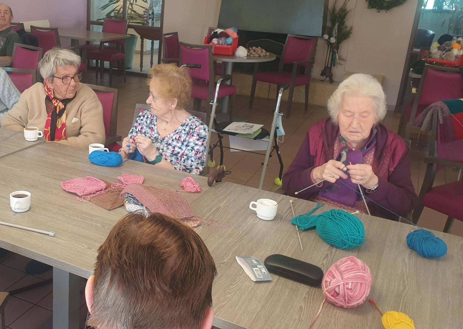 Atelier tricot et crochet le 25 février