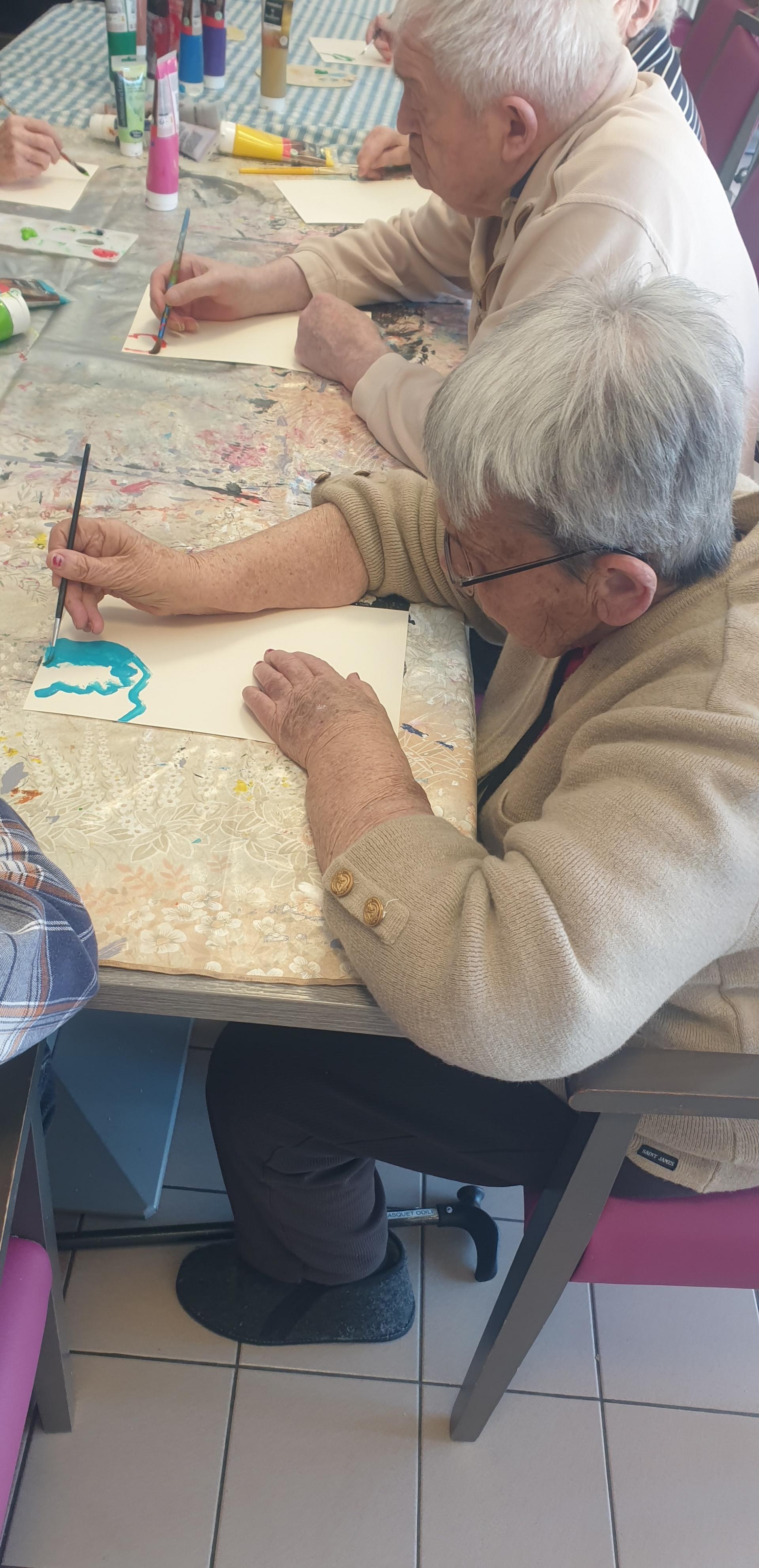 Atelier peinture - le 01 avril