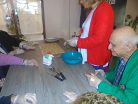 Préparation du goûter de Noël - le 19 décembre