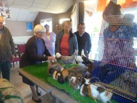 Visite de Mme Adelinet et ses animaux - le 13 juin