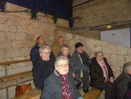 Visite de la crèche vivante à Ste Anne d