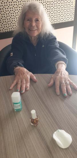 Pose de vernis - le 8 octobre